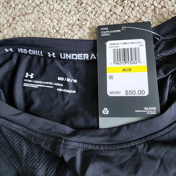 NWT Under Armour Isochill Run 200 Short Sleeve Tee Size M - Picture 5 of 8